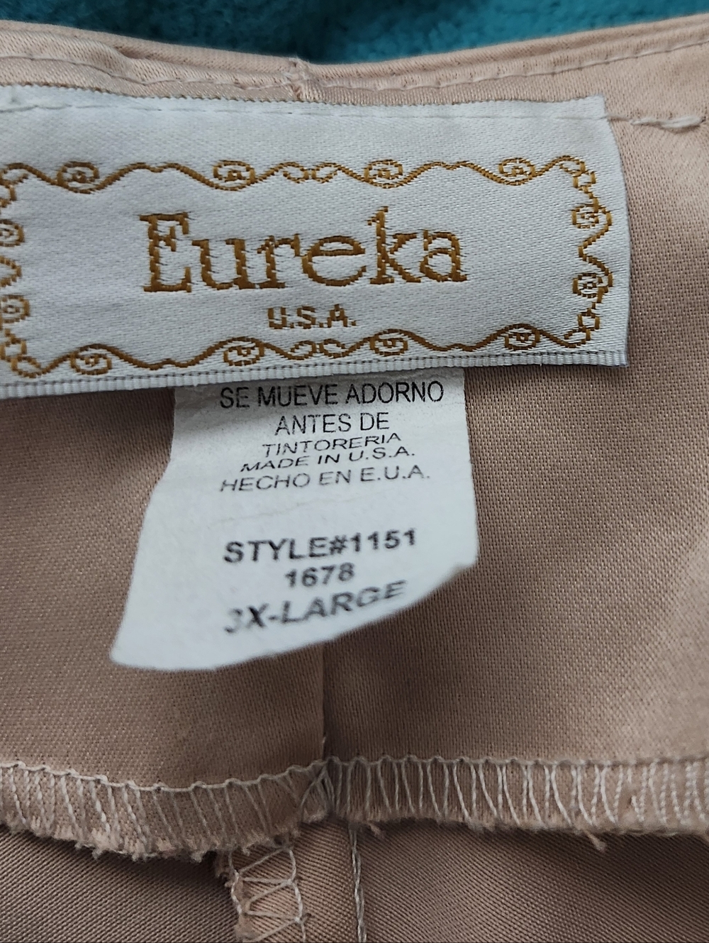 Plus Size Tan-ish/ Gold Halter Satin Formal Dress with Shawl Size 3X-Large - Picture 6 of 6